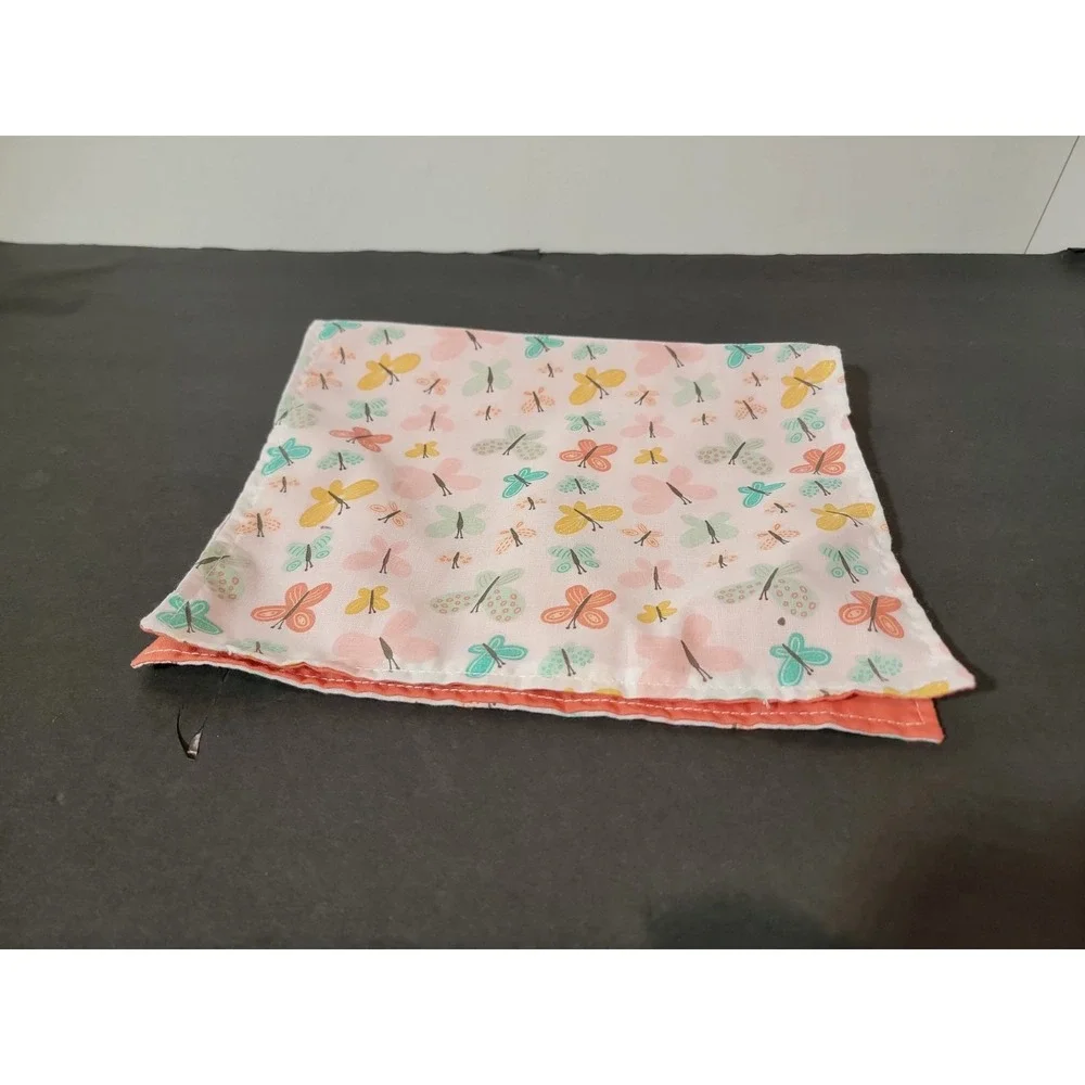 Barbie Doll Bed Blanket Comforter Bedroom Dollhouse Toy Barbi Pink Butterflies